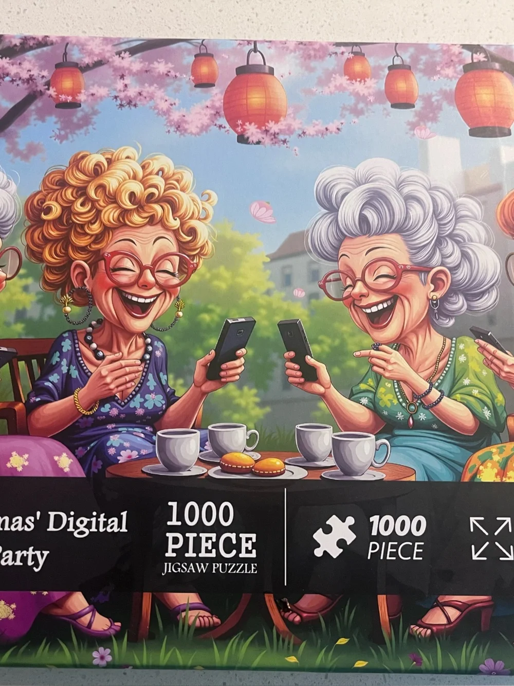 Grandmas Digital Party Puzzle 1,000 pieces